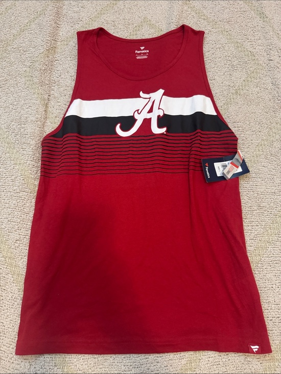 Fanatics Other - Fanatics Alabama Crimson Tide Tank Top NWT Men’s Large NCAA Sleeveless Shirt